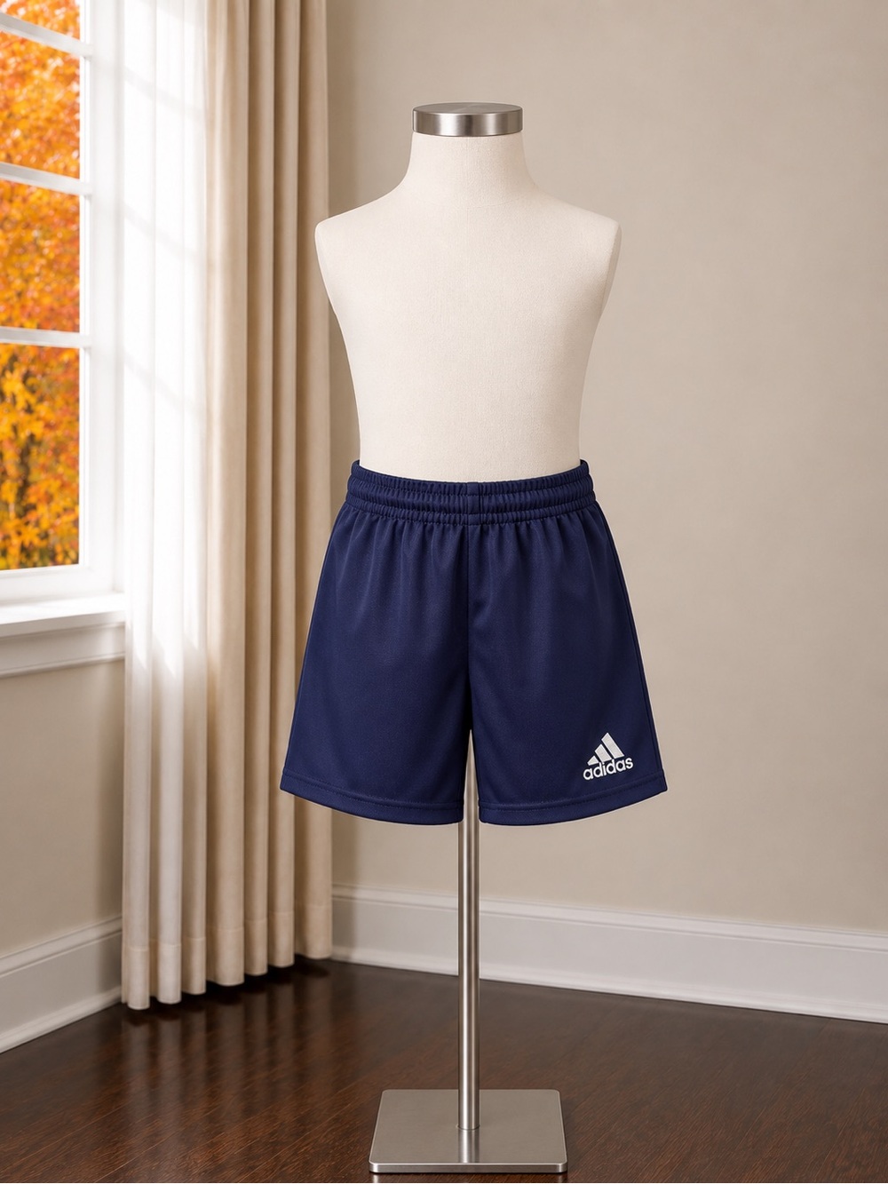 adidas Kids Navy Athletic Sport Shorts